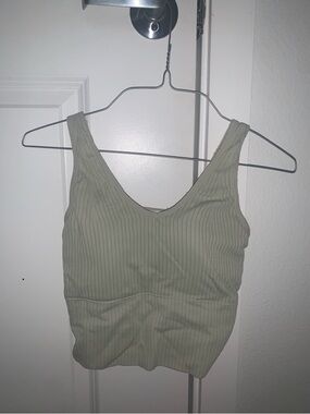Green tank top